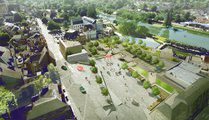 Requalification des espaces publics de l'ilôt Brunet Rollinat Projet Les Belvédères