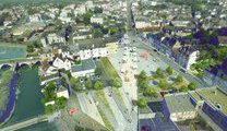 Requalification des espaces publics de l'ilôt Brunet Rollinat Projet Au fil de l'eau