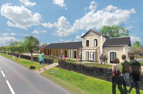 Réhabilitation de l'ancienne gare en Maison des services publics
