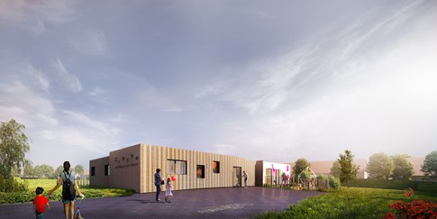 Construction d'une crèche modulaire de 40 berceaux
