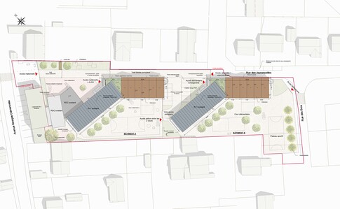 Réhabilitation extension Groupe Scolaire Les Columières