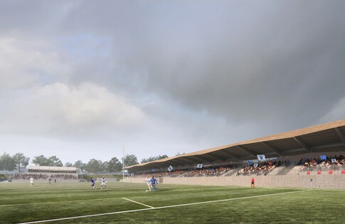 Construction du Stade Guy Piriou