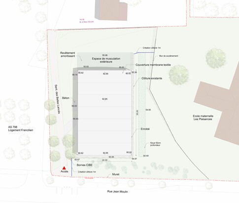 Construction de deux City Stade