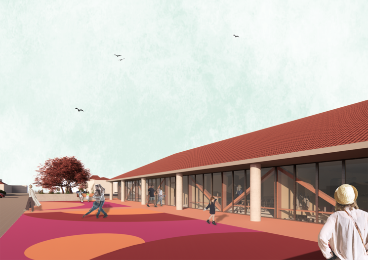 Réhabilitation Halle en locaux associatifs et de services de la Ville