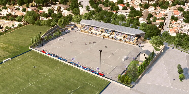 Construction Stade de Motoball