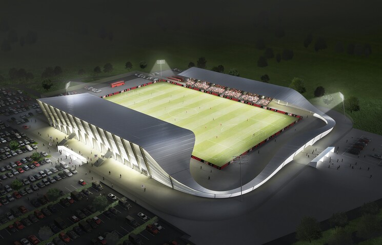 Construction du Stade de la Treille
