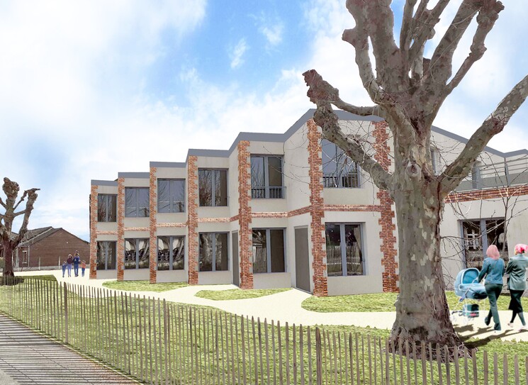 Réhabilitation d'un bâtiment en logements et micro-crèche au RDC